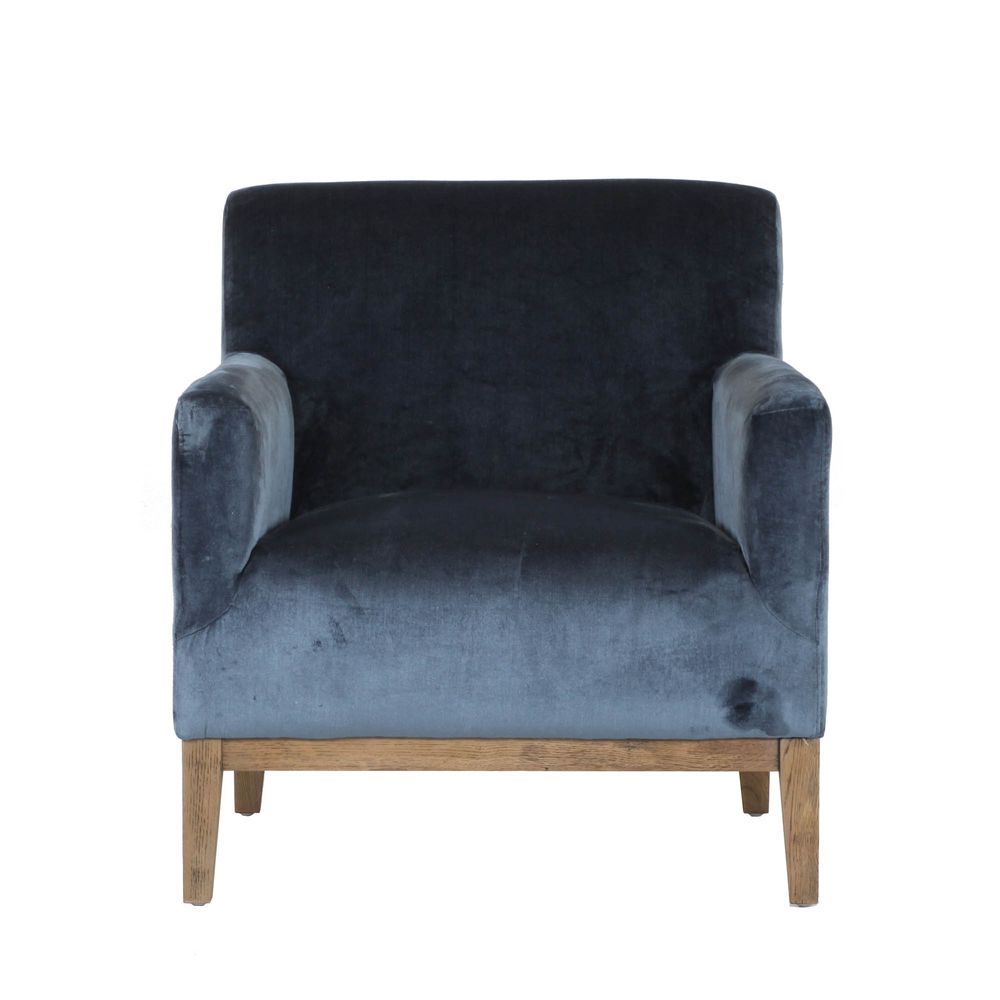 Blue discount grey armchair